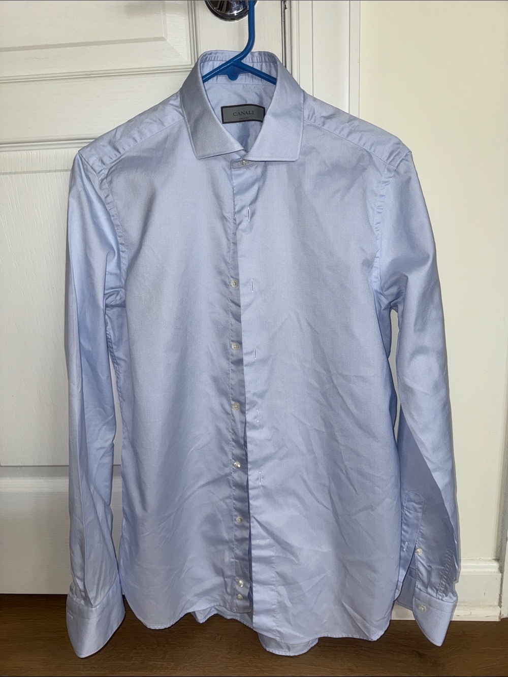 Canali Light Blue Men's Dress Shirt